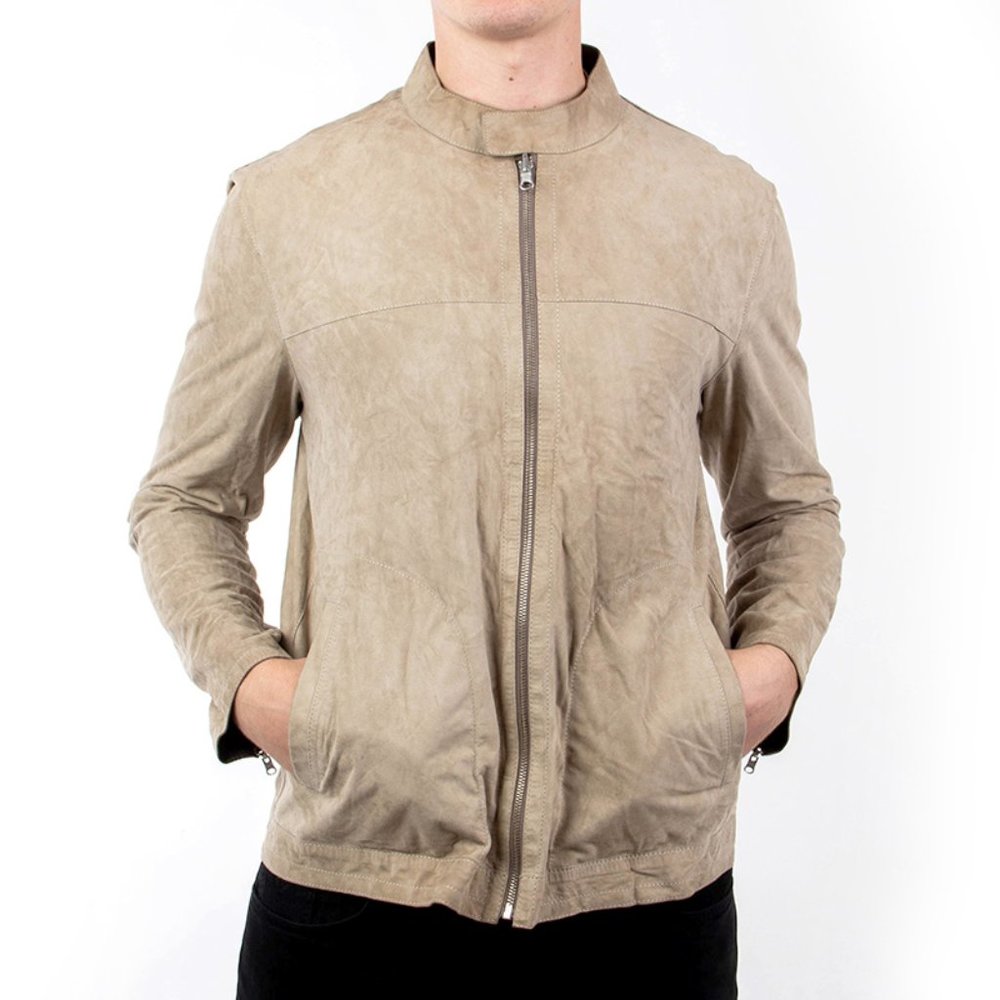 BEYMEN TAN LEATHER JACKET | MENS SIZE